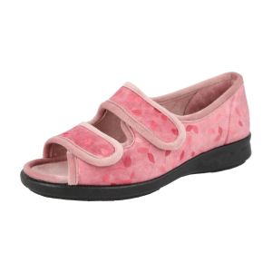 Womens Wide Fit Easy Access House Shoe Slippers - Summer