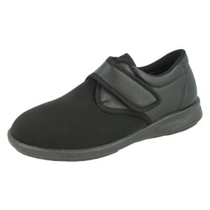 Womens Wide Fit Stretch Fabric House Shoes - Eliza