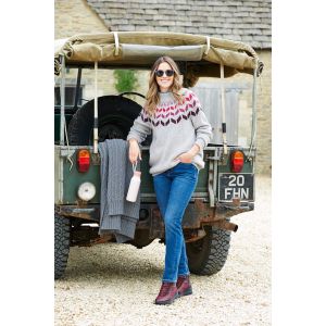 Womens Wide Fit Trainer Style Lace Up Wedge Boots - Antelope