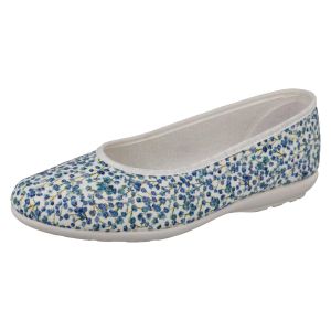 Womens Wide Fit Supportive Back Canvas Shoe - Joelle
