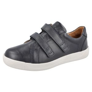 Womens Wide Fit Pull Back Flat Shoe - Grendon