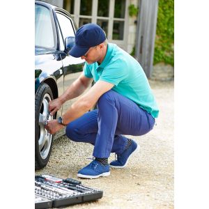 Mens Wide Fit Lace Up Canvas Shoes - Troon