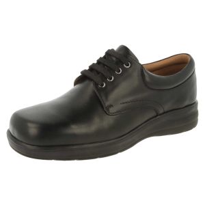 Mens Wide Fit Lace Up Casual Shoes - Bob