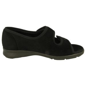 Womens Wide Fit Open Toe Slippers - Ace 2