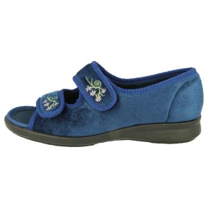 Womens Wide Fit Open Toe Slippers - Ace 2