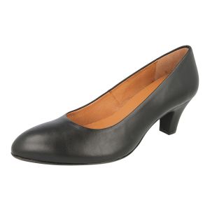 Womens Wide Fit Mid Heel Court Shoes - Paris