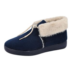 Womens Wide Fit Easy Fastening Slippers - Galilee