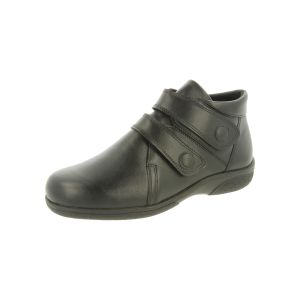 Womens Wide Fit Ankle Easy Access Boots - Woodpecker