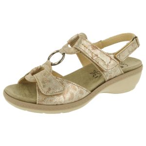 Womens Wide Fit Ankle Adjustable Strap Sandals - Turtle