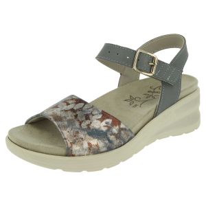 Womens Wide Fit Adjustable Strap Sandals - Nightjar