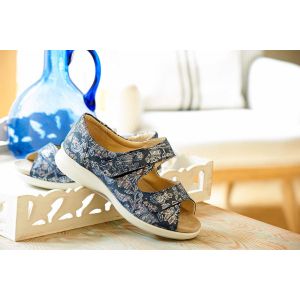 Womens Wide Fit Full Back Adjustable Strap Sandals - Eider