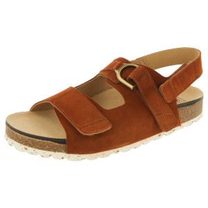 Womens Wide Fit Touch Fastening Adjustable Strap Sandals - Stacey