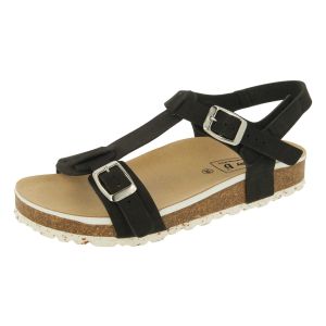Womens Wide Fit Vegan Friendly Footbed Sandals - Regan