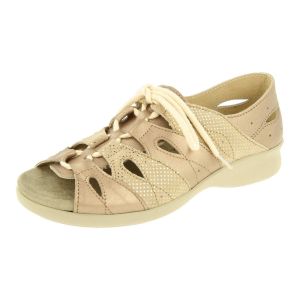 Womens Wide Fit Full Back Adjustable Strap Sandals - Ocean