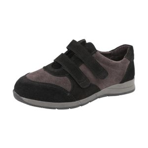 Womens Wide Fit Strap Fastening Trainers - Stonechat