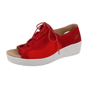 Womens Wide Fit Lace Flat Sandals - Lizard