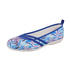 Womens Wide Fit Easy Access Canvas Shoes - Jaguar