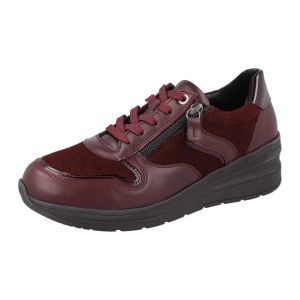 Womens Wide Fit Lace Up Easy Entry Shoes - Fleet