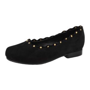 Womens Wide Fit Dress Ballerina Shoes - Campbell