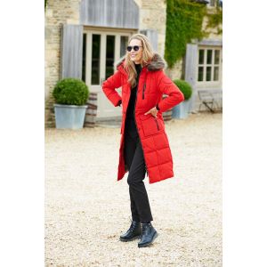 Womens Wide Fit Lace Wedge Heel Boots - Selby