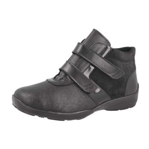 Womens Wide Fit Touch Fastening Boots - Sleaford