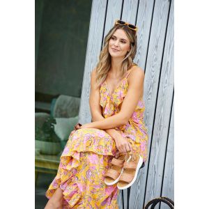 Womens Wide Fit Touch Fasten Flat Sandal - Wallis