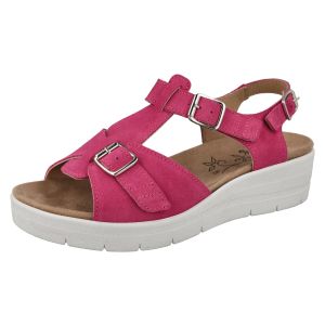 Womens Wide Fit Wedge Heel Sandal - Francesca