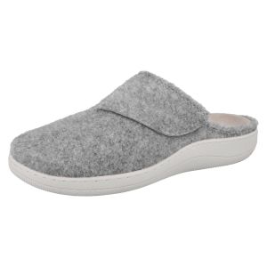 Womens Wide Fit Slide Mule Slipper - Lake