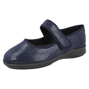Womens Wide Fit Stretch House Shoe - Nieve