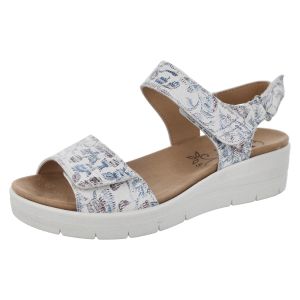 Womens Wide Fit Wedge Heel Sandal - Firecracker