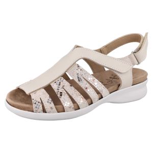 Womens Wide Fit Stretch Flat Sandal - Treasure