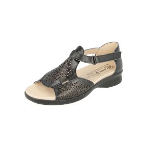 Womens Wide Fit Stretch Panel Full Back Sandals - Halford