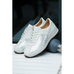 Womens Wide Fit Stretch Panel Trainer - Whitworth