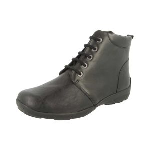 Womens Wide Fit Stretch Ankle Boots - Santa