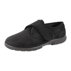 Mens Wide Fit Slippers - Daniel