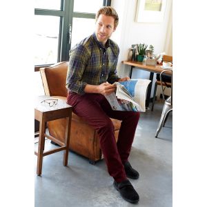 Mens Wide Fit Slippers - Daniel