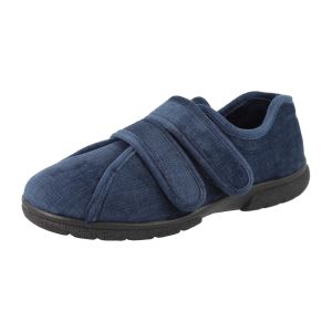 Mens Wide Fit Easy Access Slippers - Hamilton