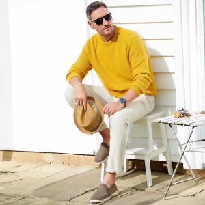 Mens Wide Fit Easy Access Slip-On Casual Shoes - Randolf