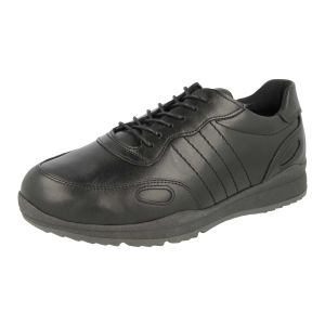 Mens Wide Fit Lace Up Trainer - Seb