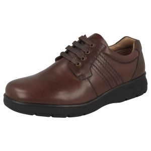Mens Wide Fit Lace Up Casual Shoes - Chatham