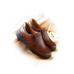 Mens Wide Fit Slip-On Casual Shoes - Delhi