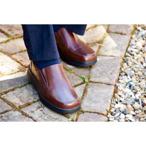 Mens Wide Fit Slip-On Casual Shoes - Dalton