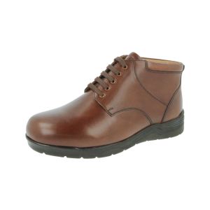 Mens Wide Fit Lace Up Ankle Boots - Douglas