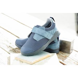 Mens Wide Fit Strap Fit Canvas Shoes - Andy