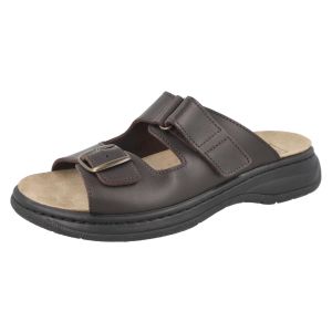 Mens Wide Fit Slide Mule Flat Sandal - Victor